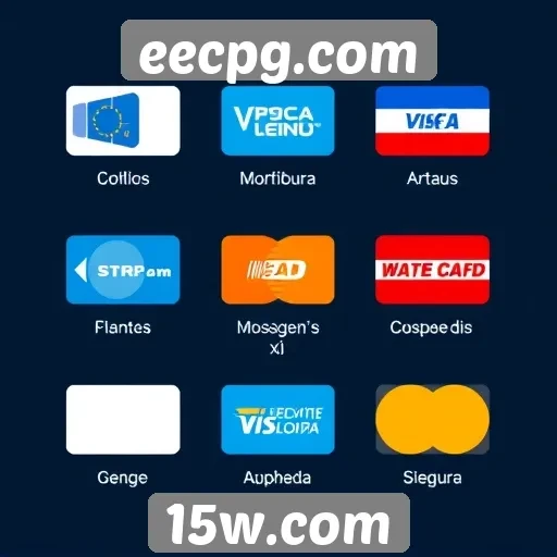 Variedade de opções de pagamento no site eecpg.com